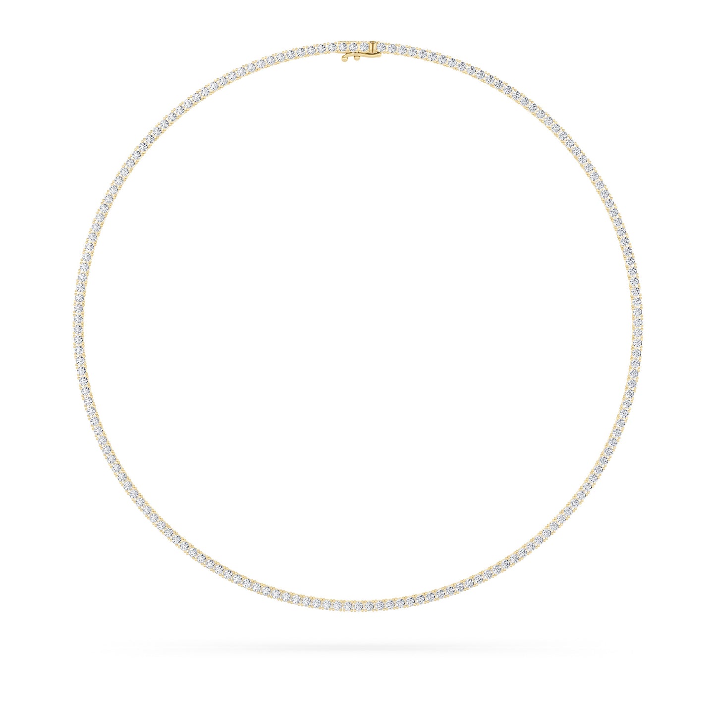 10CTW Classic Riviera Tennis Necklace - Brilliance Direct