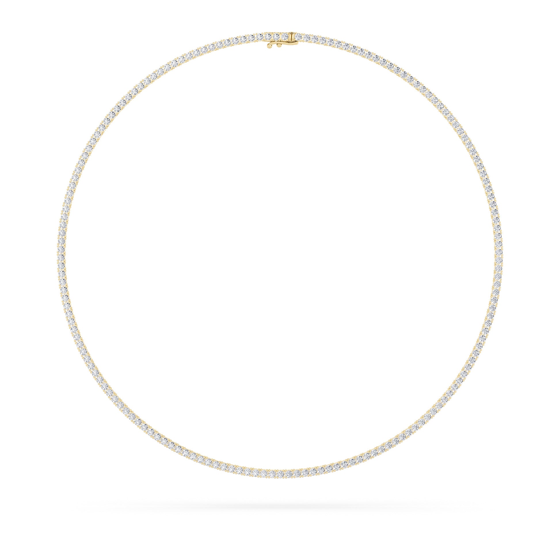 10CTW Classic Riviera Tennis Necklace - Brilliance Direct