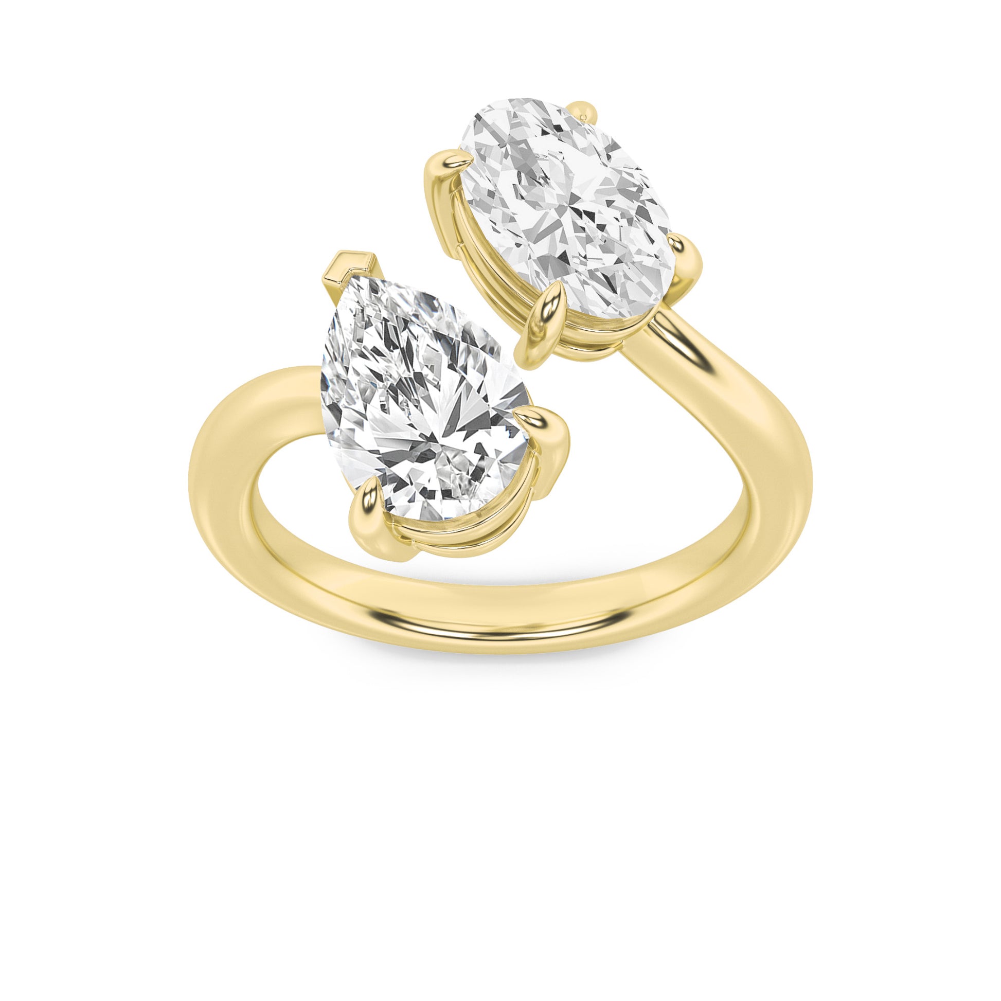 TOI ET MOI LAB GROWN DIAMONDS 3CTW RING OV/PS - Brilliance Direct