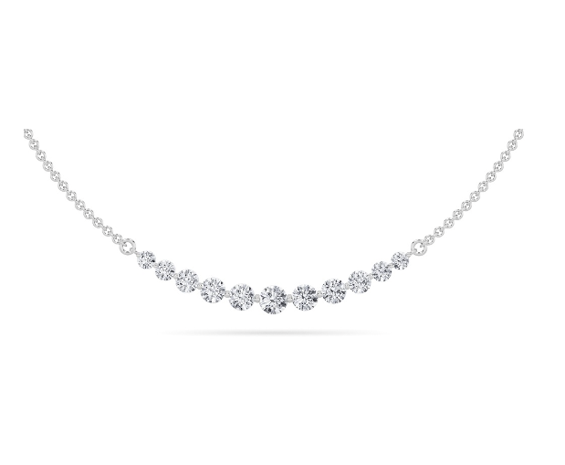 3CTW Smiley Lab Grown Diamond Necklace - Brilliance Direct