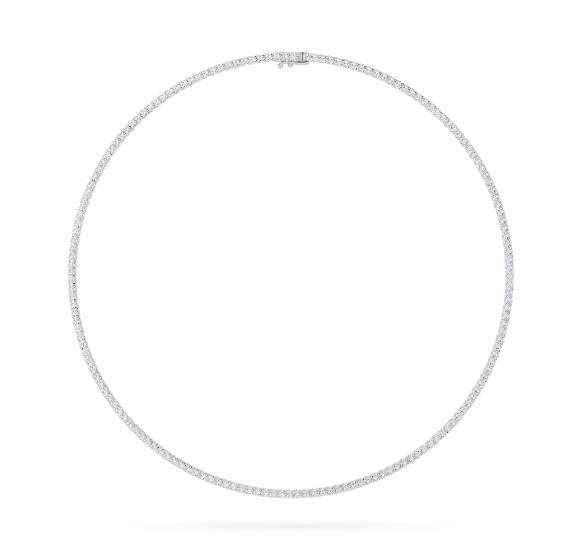 10CTW Classic Riviera Tennis Necklace - Brilliance Direct