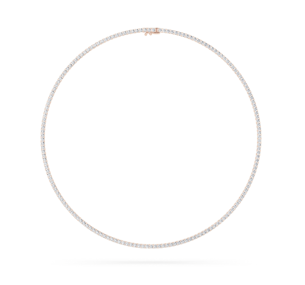 10CTW Classic Riviera Tennis Necklace - Brilliance Direct